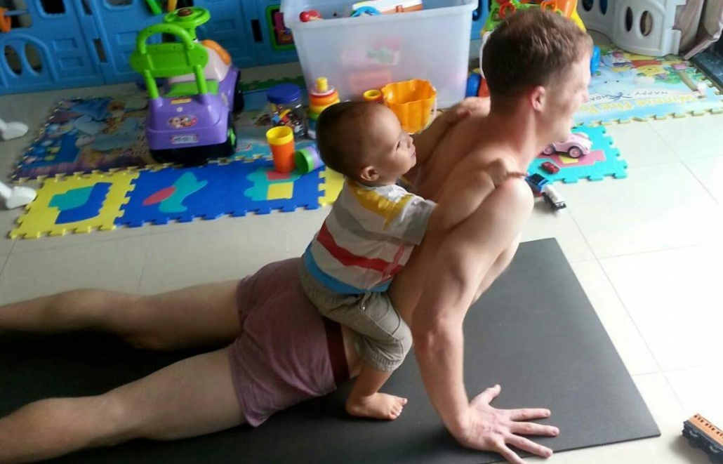 yoga with kids