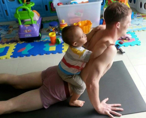 yoga with kids