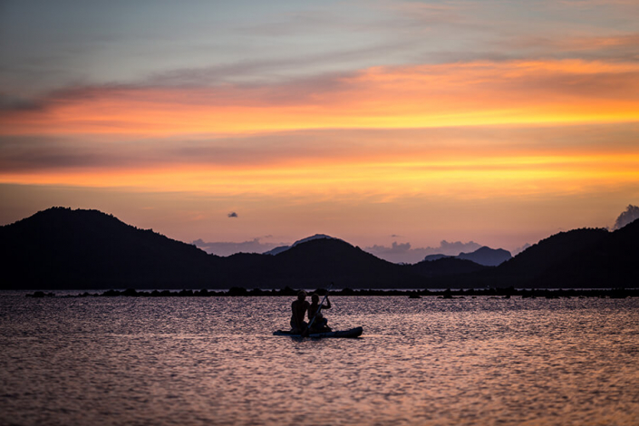 Paddle Board Sunset